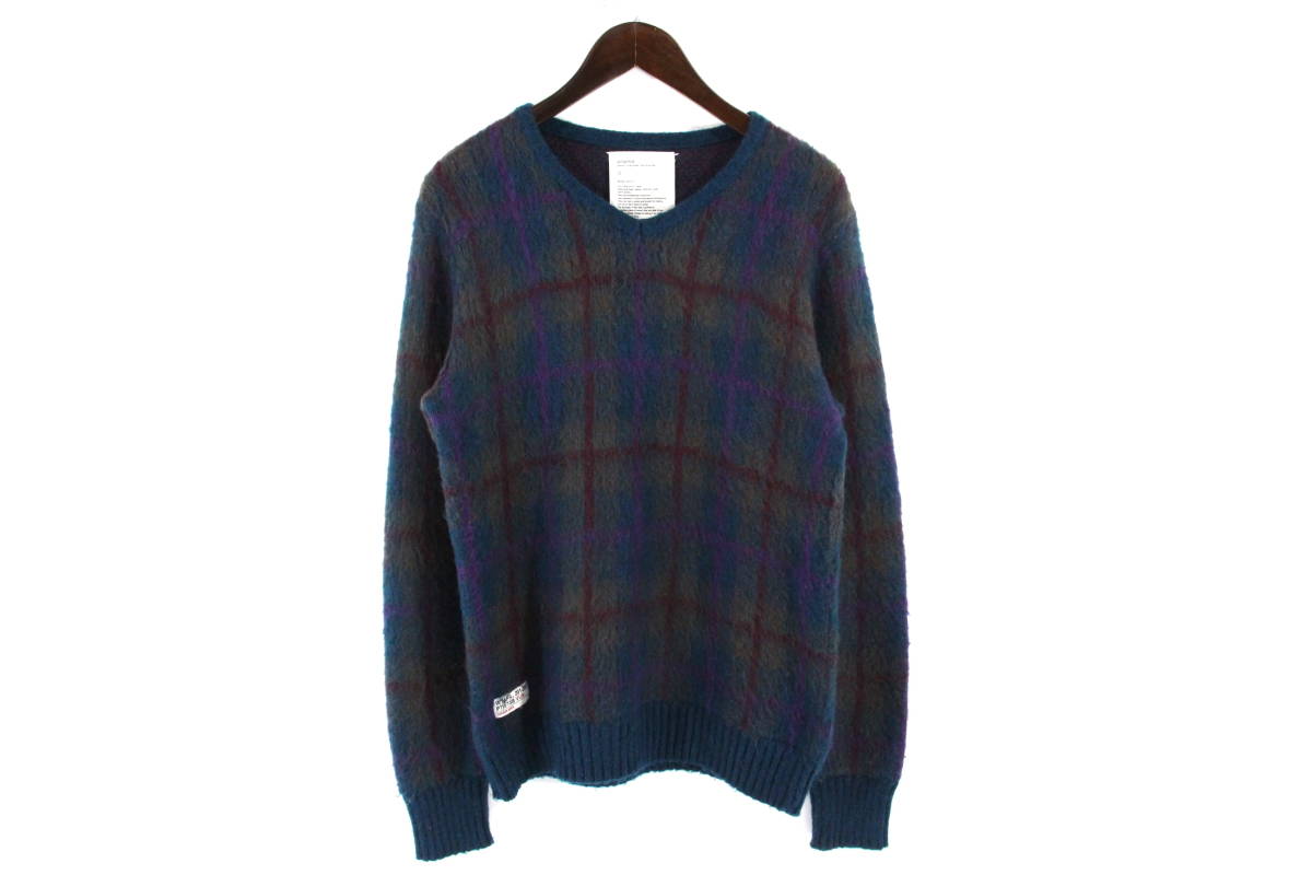 WTAPS SWEATER ⁄ DECK ⁄ Grey ダブルタップス 11AW Deck Crew-V 