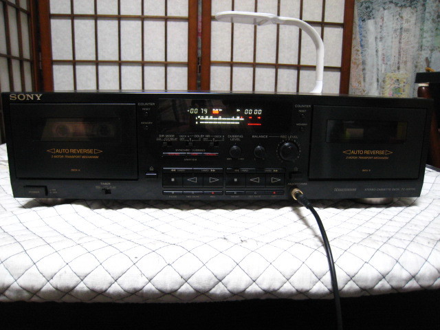 SONY W カセットデッキTC-WR790整備動作品 SONYカセットテープデッキWR
