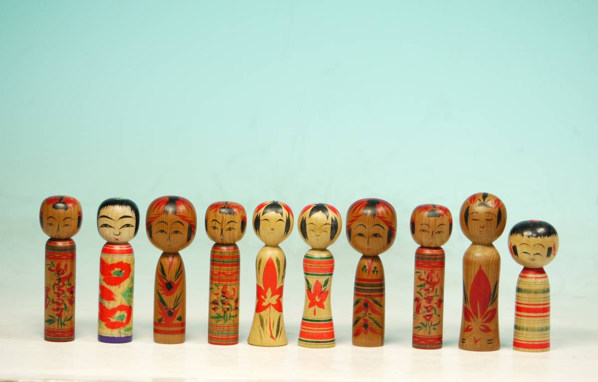 伝統こけし kokeshi book 青森県津軽地方のこけし （20210721） 当時物