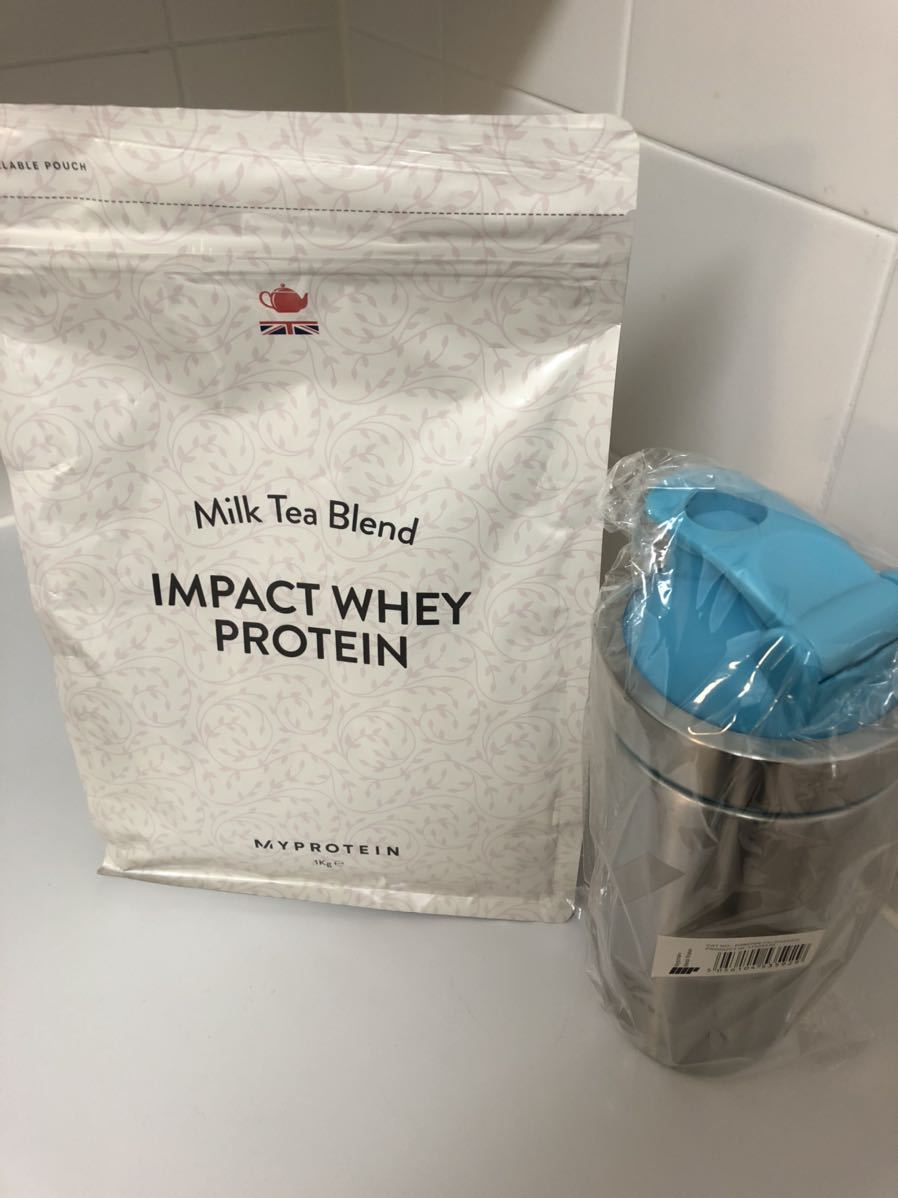 全国無料，100%新品 マイプロテイン MYPROTEIN Impact ホエイ プロテイン - ミルクティー 1kg 750ml メタルシェイカー付(1.0kg～)｜売買されたオークション情報、yahooの商品情報をアーカイブ公開 - オークファン 1.0kg～