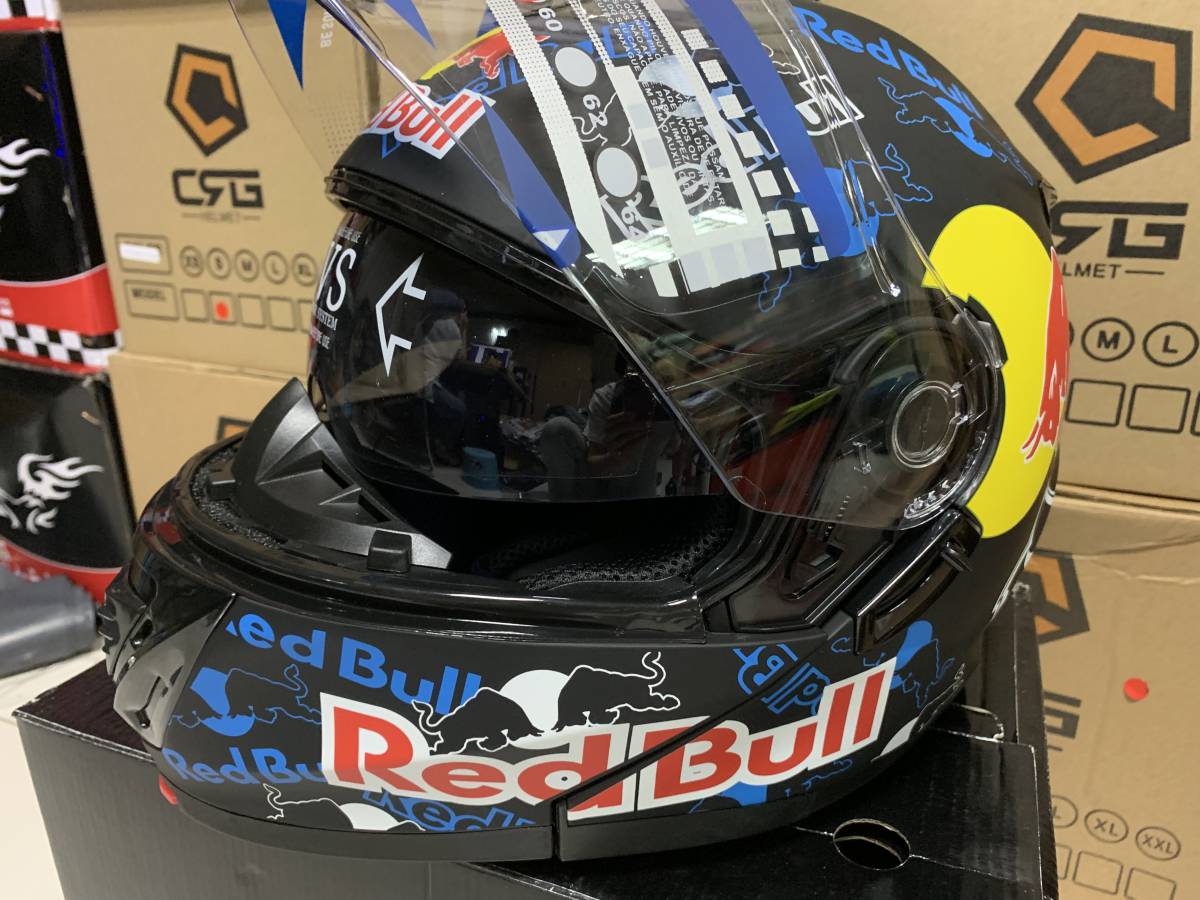 レッドブル ヘルメット RedBullシステムヘルメットフリップアップ