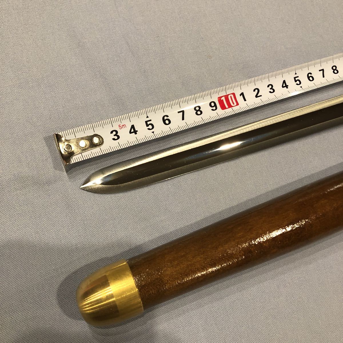 仕込み杖 模造刀 座頭市 仕込み刀 時代劇 丸 刃渡り約58.5cm 全長