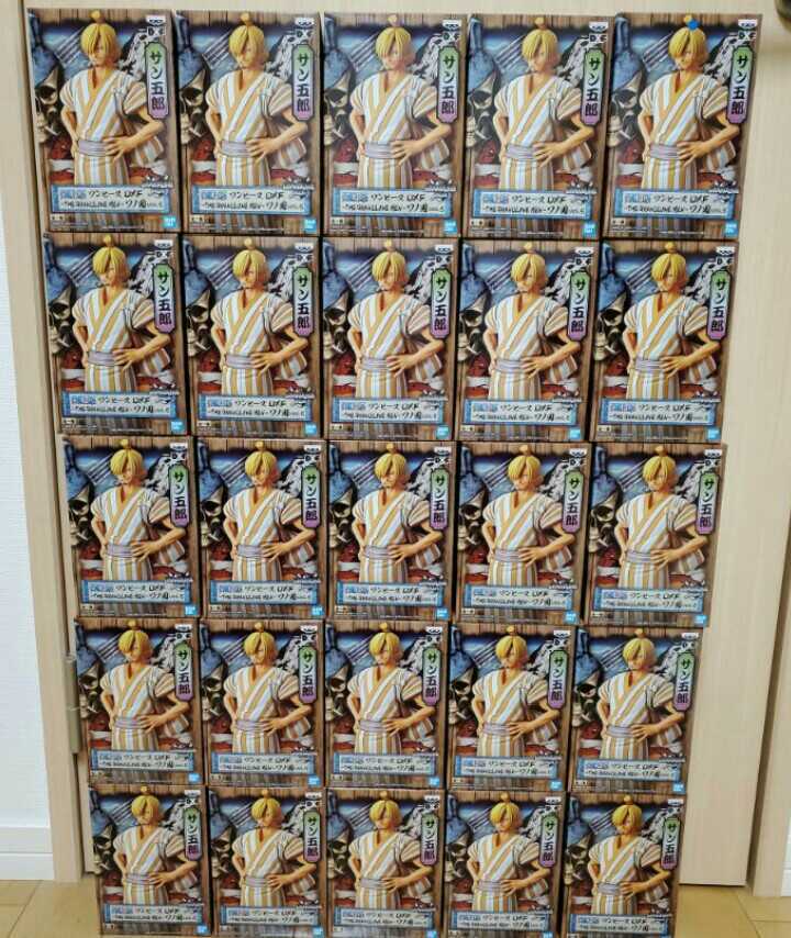 ONE PIECE DXF THE GRANDLINE MEN ワンピース ワノ国 vol.5 サンジ サン五郎 フィギュア 25個セット