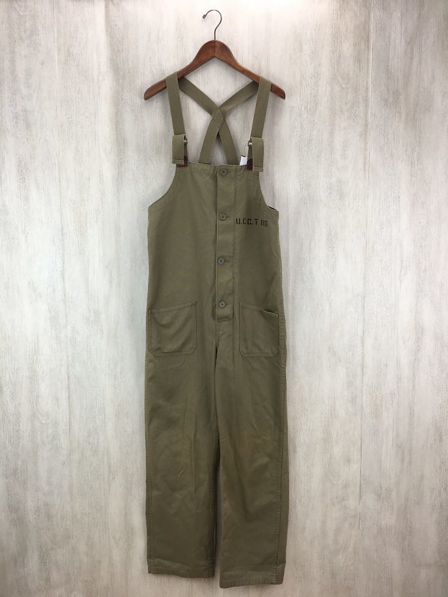 ブルコ BLUCO オーバーオール　デッキパンツ　color カーキ BLUCO◇オーバーオール/38/カーキ/ブルコ/NAVY DEPARTMENT/デッキ