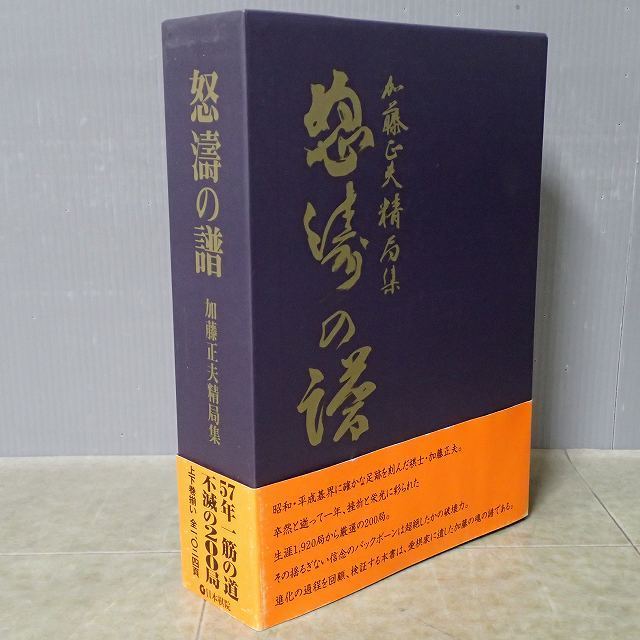 怒涛の譜 加藤正夫精局集 上下巻揃 日本棋院 初版 2005年発行 函入 帯