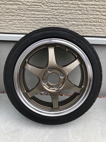 BADX S-HOLD シュトルツ　ブロンズ 4穴　15inch×5j 165/50r15 グッドイヤーLS2000ハイブリッドⅡ_3