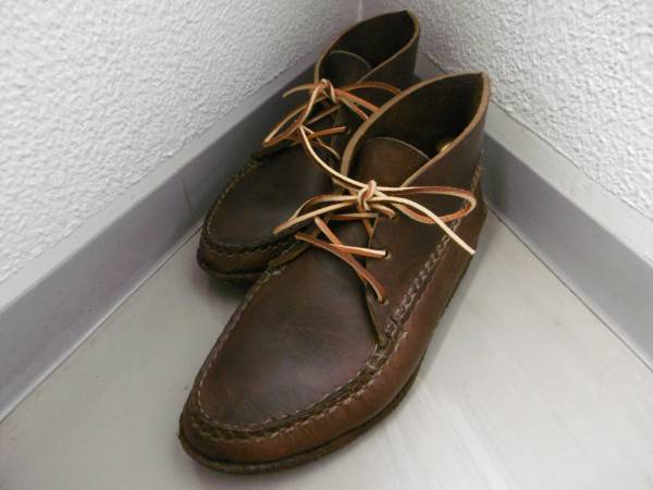 100%新品，大得価 ARROW MOCCASINアローモカシン チャッカーブーツ ハンドソーン USA製 ブラウン クレープソール 8 26cm位(26.0cm)｜売買されたオークション情報、yahooの商品情報をアーカイブ公開 - オークファン 26.0cm