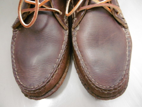 ARROW MOCCASINアローモカシン　チャッカーブーツ ハンドソーン　USA製　ブラウン　クレープソール 8　26cm位 ARROW MOCCASIN アローモカシン MOCCASIN＞ 4W モカシン