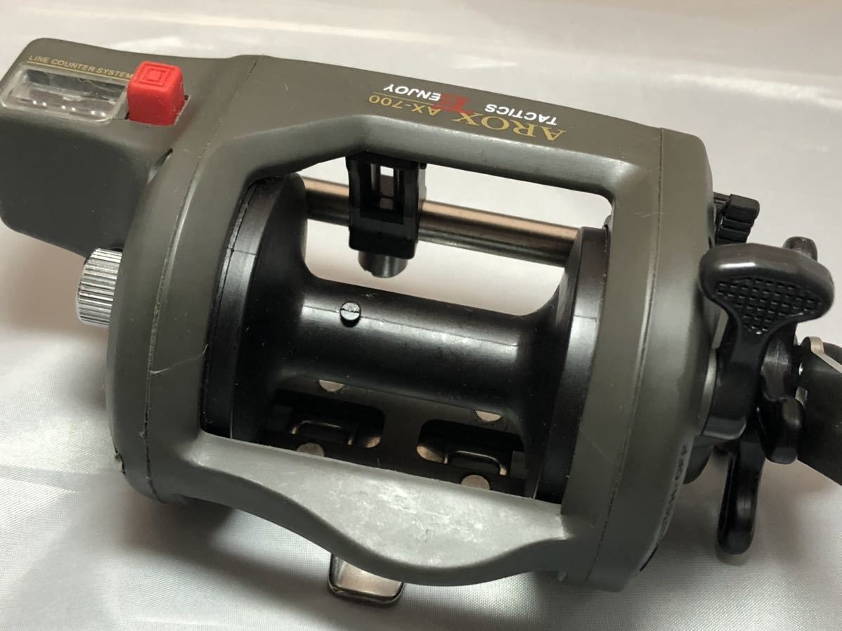 船釣り用両軸リール AROX船 AX-700 カウンター付 実釣使用歴無し美品 初心者用にどうぞ_6
