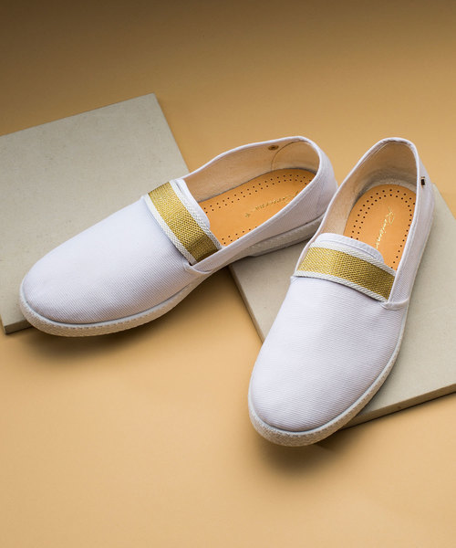 ナノ ユニバース Nano Universe 別注 Rivieras リビエラ ゴールドベルト スリッポン 42 戸賀編集長 27 0cm 売買されたオークション情報 Yahooの商品情報をアーカイブ公開 オークファン Aucfan Com