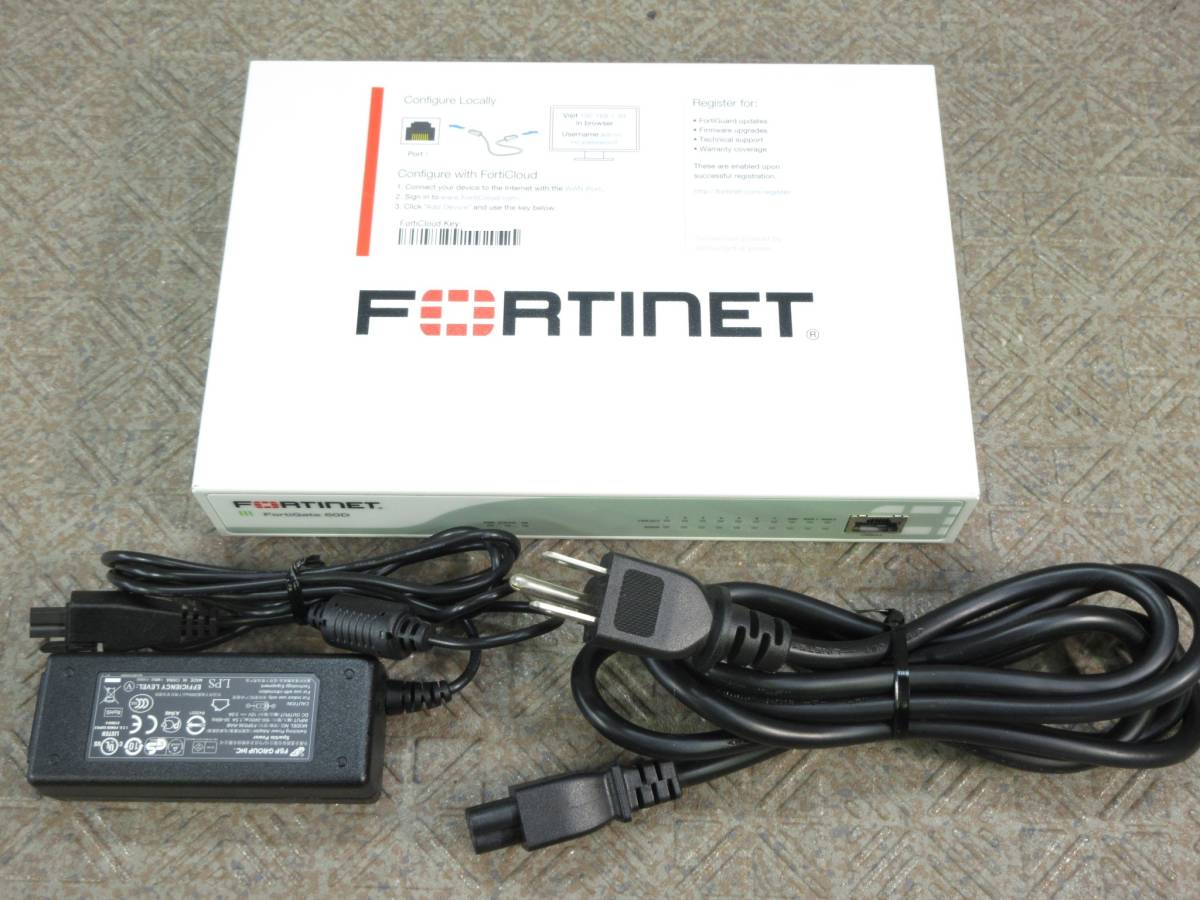 FORTINET / フォーティネット / Fortigate-60D / ファイアウォール / FG60D / No.H174