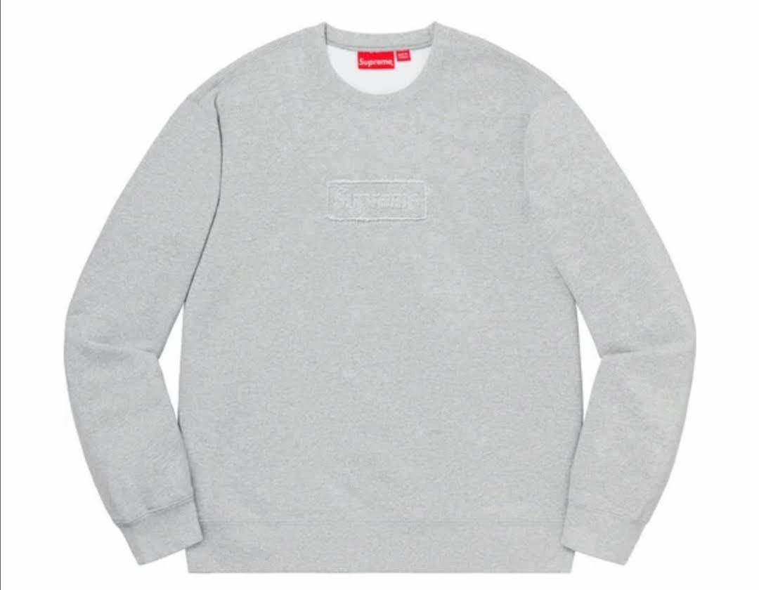 Logo Crewneck Supreme Cutout - 公式通販 cutout supreme logo 