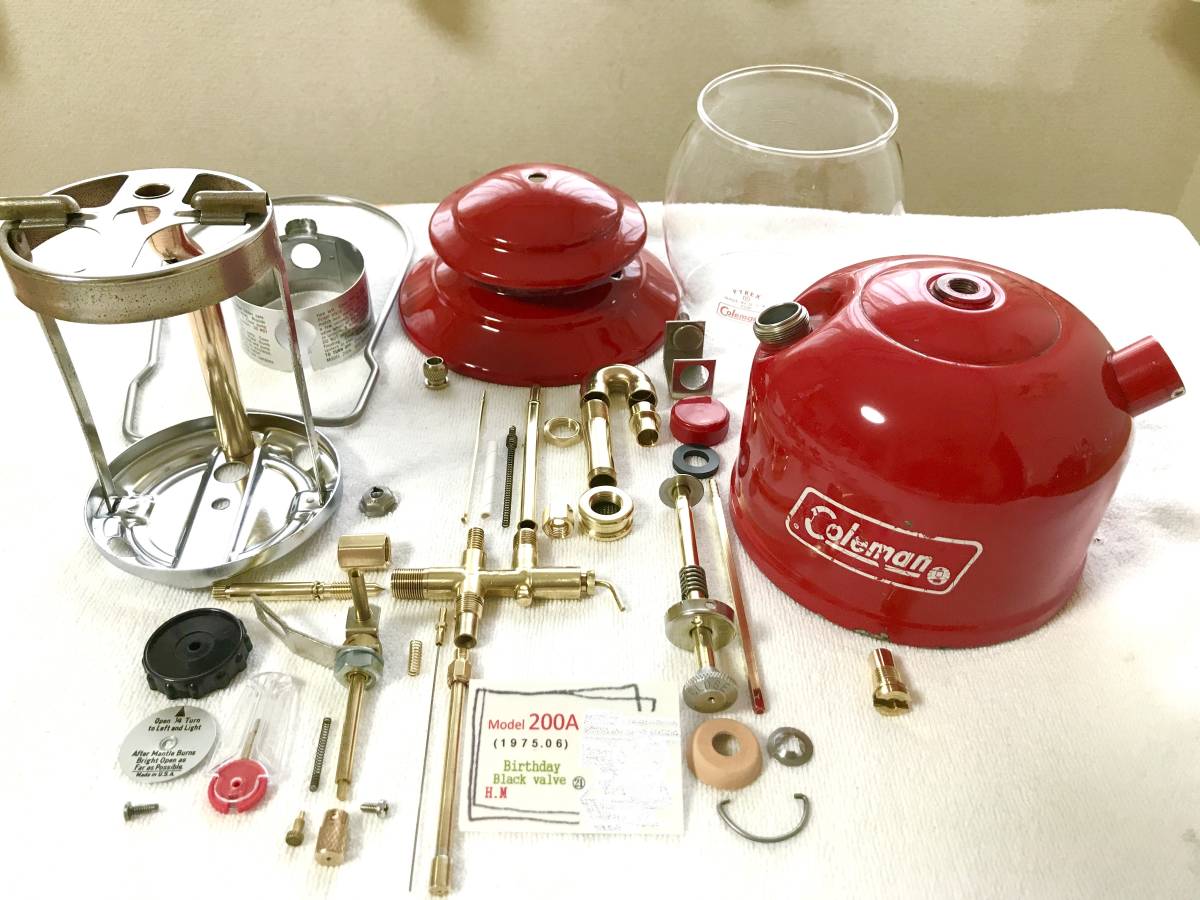 Coleman】1975年 6月製 200A(黒バルブ) コールマン ビンテージランタン