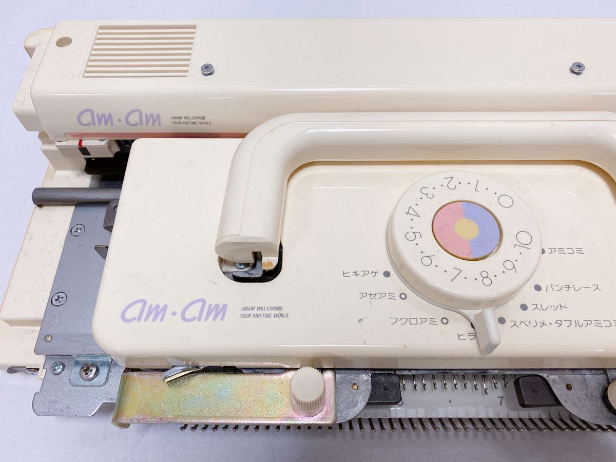 a*2様 SILVER REED マイコンあむあむモア 編機 本体 編み機 SILVER REED SK-561 シルバー精工 マイコン あむあむ モア