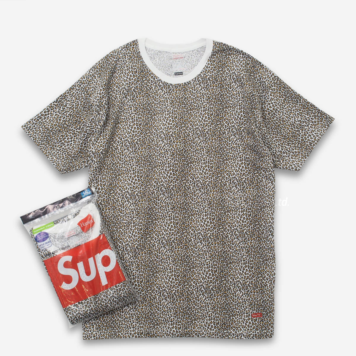  Supreme/Hanes - Leopard Tagless Tees 2 Pack レオパードL シュプリーム/ヘインズ - レオパード タグレス ティー 2枚セット 2019SS(Lサイズ)｜売買されたオークション情報、yahooの商品情報をアーカイブ公開 男性用