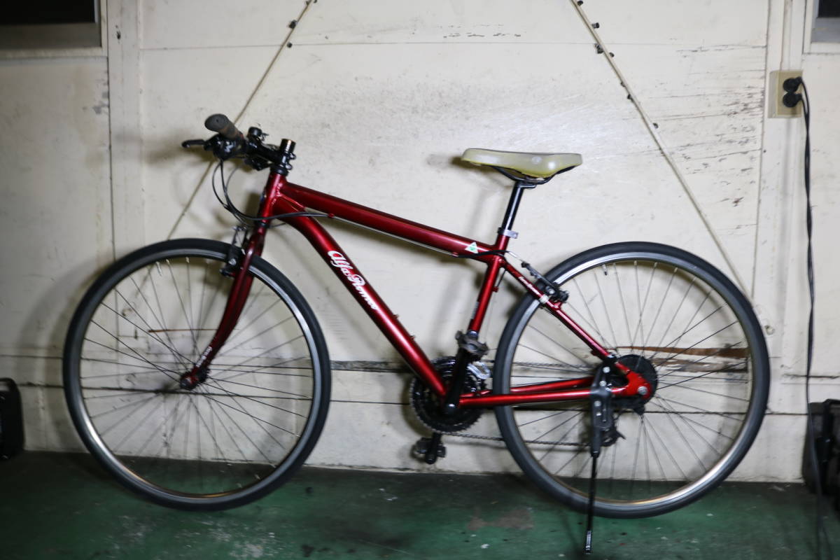 良品 Alfa Romeoアルファ ロメオ アルミ SRAM X3 21速 700C 435mm 