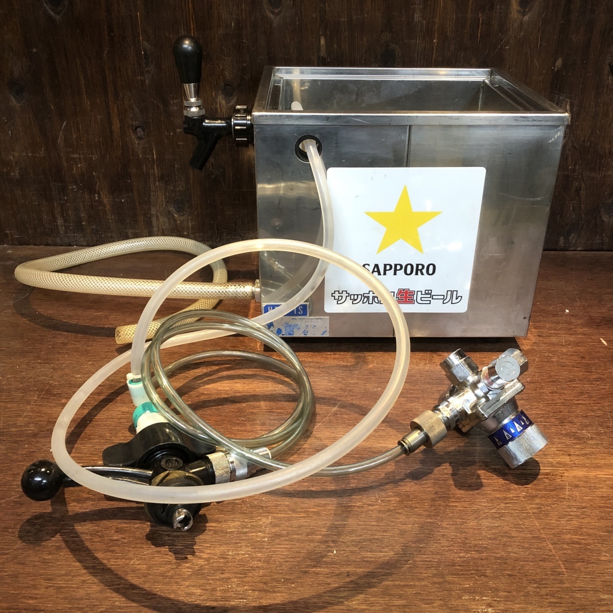 赤字超特価，大得価 ニットク 氷式生ビールサーバー 蓋無し HP-1S SAPPORO サッポロ生ビール 減圧弁付き NITTOKU(ビアサーバー)｜売買されたオークション情報、yahooの商品情報をアーカイブ公開 - オークファン ビアサーバー