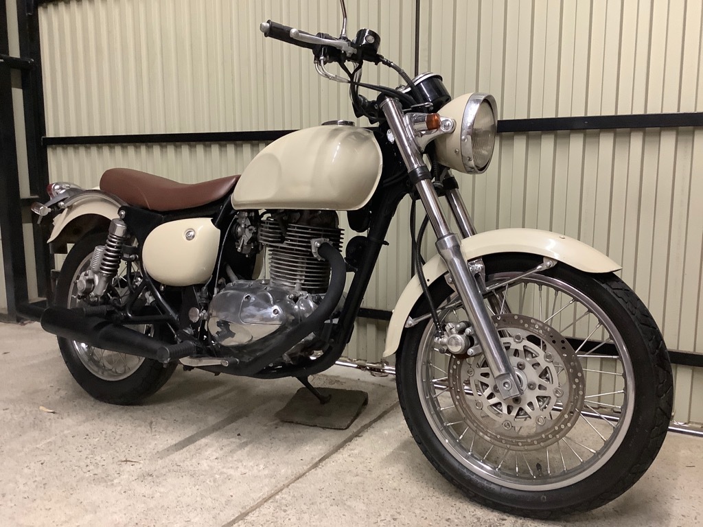 Kawasaki エストレヤRSカスタム BJ250A 走行距離19805キロ 即決時
