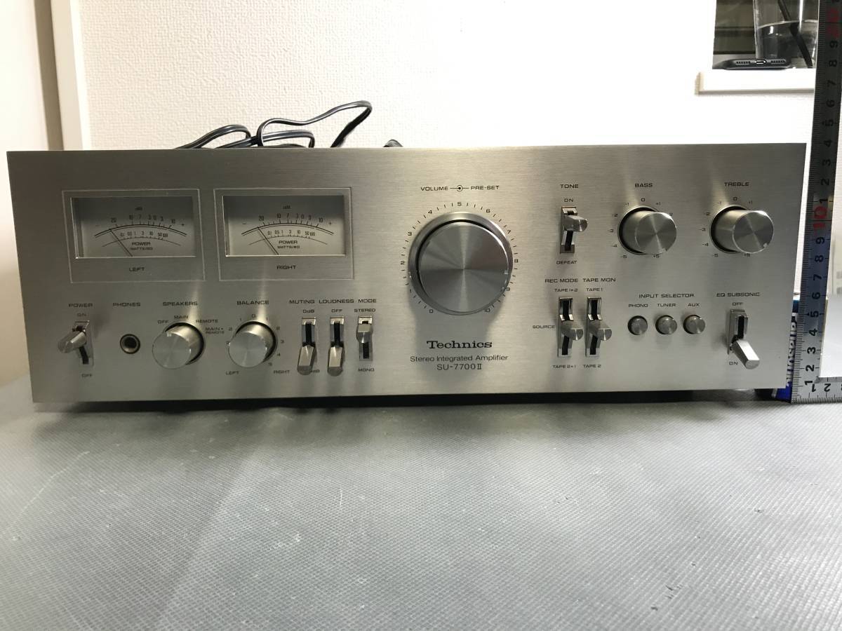 Technics SU-7700 プリメインアンプ テクニクス 整備済み プリメイン