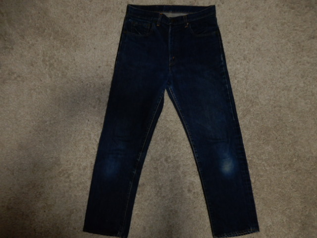 60年代 LEVIS 505 BIGE 耳付き デカ文字 ビンテージ リーバイス 