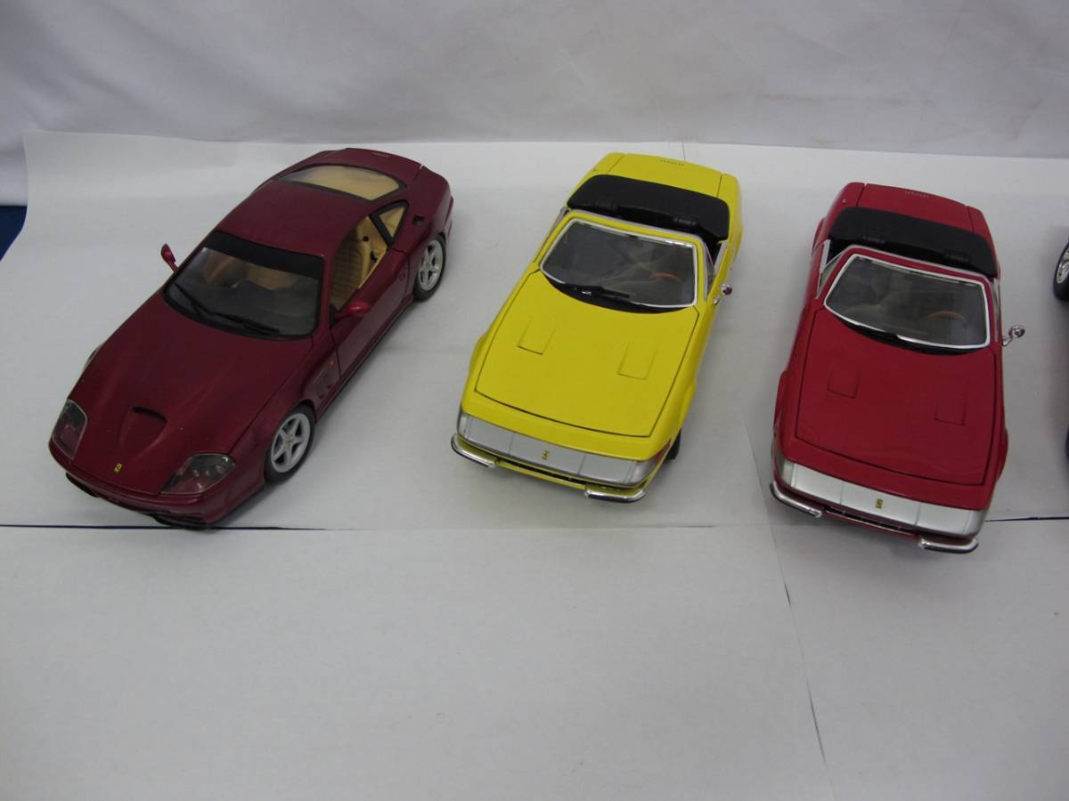 5‐29 HotWheels Ferrari 1/18 365 GTS/4 GTB/4 550 MARANELLO 288 GTO ENZO