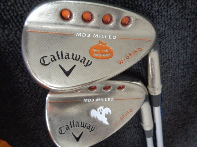  松山 6923 キャロウェイ MD3 MILLED Halloween 50 56/NSPROZELOS8 JP 2本セット/S/0(キャロウェイ)｜売買されたオークション情報、yahooの商品情報をアーカイブ公開 - オークファン 男性右きき用