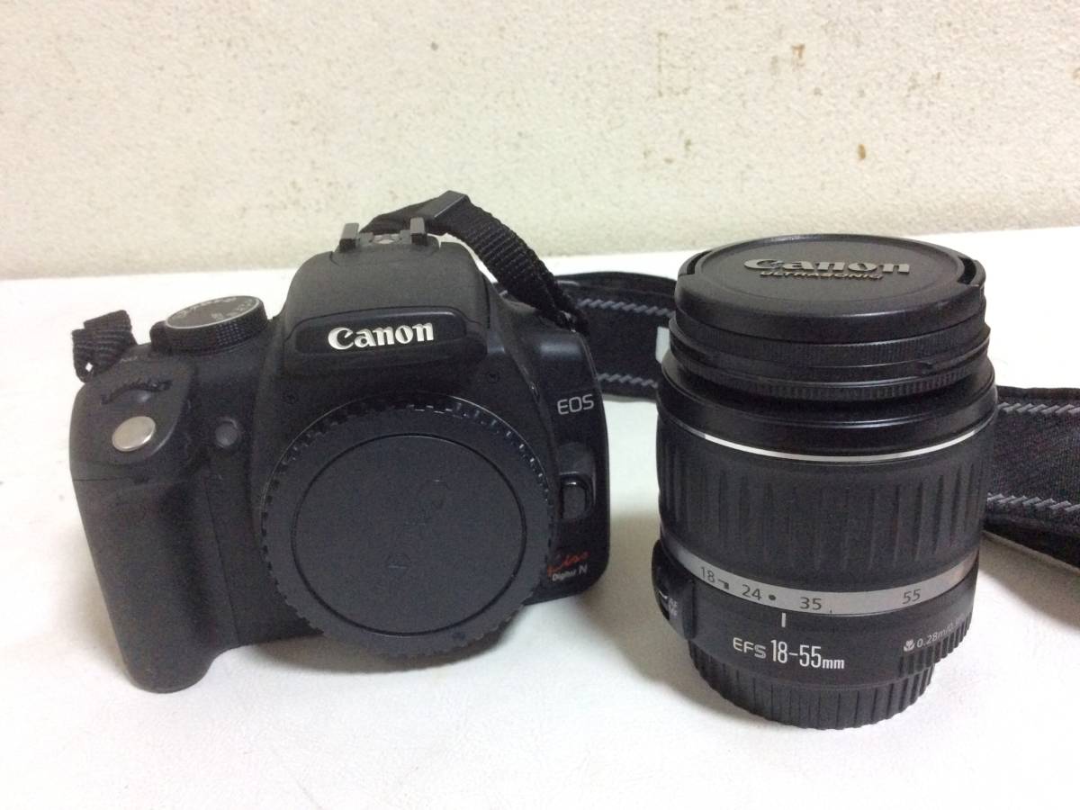 Canon Digital EOS Camera DS126071 Kiss XT 8MP Black- (For Rebel N 