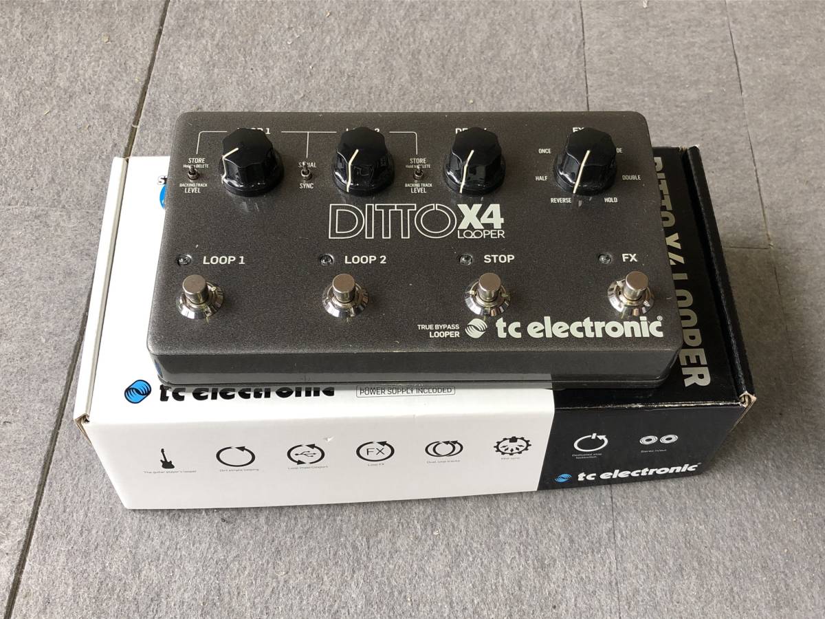 ジャンク tc electronic デュアル トラック ルーパー DITTO X4 LOOPER