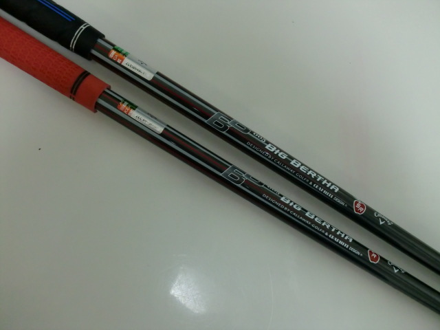 【定番，格安】 シャフト２本 １W用 ：BIG BERTHA／SR＆R キャロウェイ スリーブ付き(フレックス SR)｜売買されたオークション情報、yahooの商品情報をアーカイブ公開 - オークファン 男性右きき用