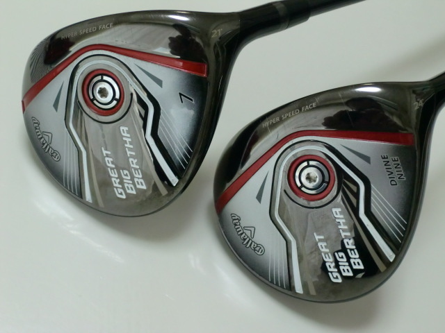  ２本 GREAT BIG BERTHA 7W＆9Ｗ／21&deg;＆24&deg; シャフト：BIG BERTHA／R(キャロウェイ)｜売買されたオークション情報、yahooの商品情報をアーカイブ公開 - オークファン 男性右きき用
