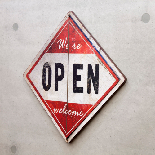 オープン OPEN 看板 CLOSED クローズ 両面 オープンクローズ看板