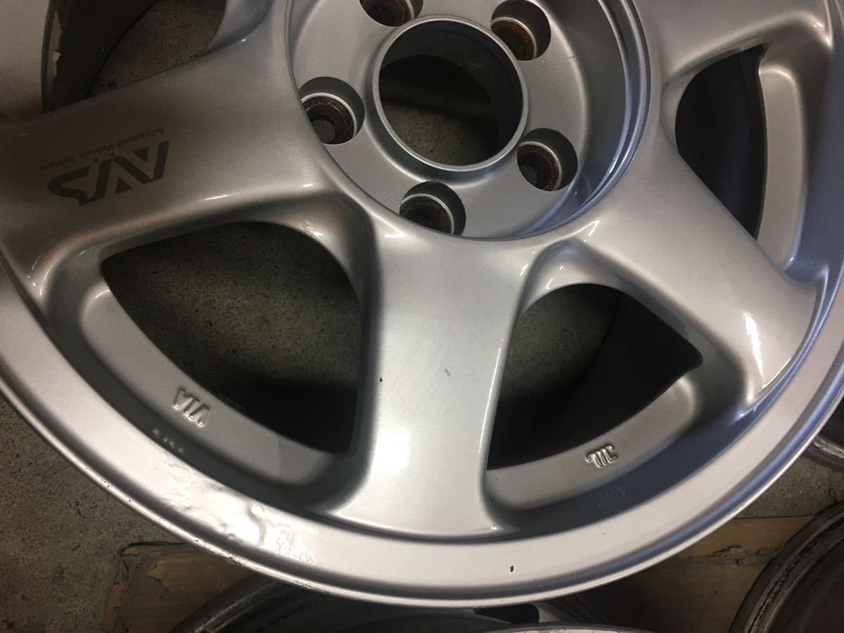 AVS VS-6センターキャップ AVS VS6 ホイールセンターキャップ 4個セット ☆ヨコハマ AVS VS-6 4本 8J