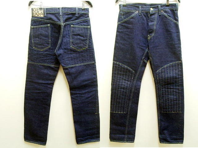 【送料無料，お買い得】 W29 濃紺 GERUGA GR-P-69 15AW PADDED DENIM PANTS 15oz パテッド バイカー セルビッチ 赤耳 デニム パンツ 630(W29～)｜売買されたオークション情報、yahooの商品情報をアーカイブ公開 - オークファン W29～