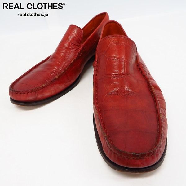 【人気，低価】 Santoni/サントーニ エンボスデザイン ローファー/7 /080(26.0cm)｜売買されたオークション情報、yahooの商品情報をアーカイブ公開 - オークファン 26.0cm