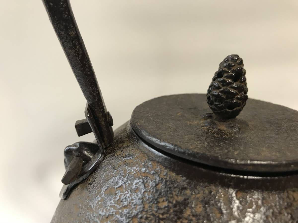鉄瓶 三厳堂 清茂 南部 南部鉄器 ※商品説明欄に画像有り 砂鉄