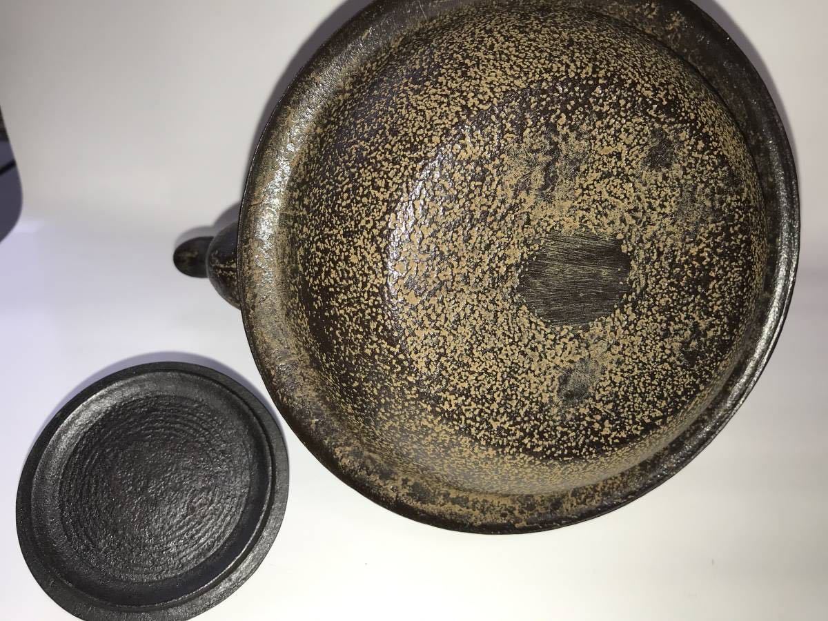 鉄瓶 三厳堂 清茂 南部 南部鉄器 ※商品説明欄に画像有り 砂鉄
