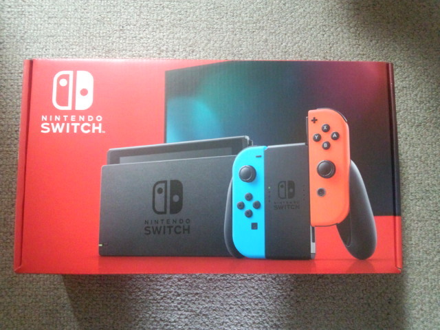 新品未開封 送料無料 Nintendo Switch Joy-Con (L)ネオンブルー /(R)ネオンレッド 新モデル 本体 ニンテンドースイッチ スイッチ 任天堂
