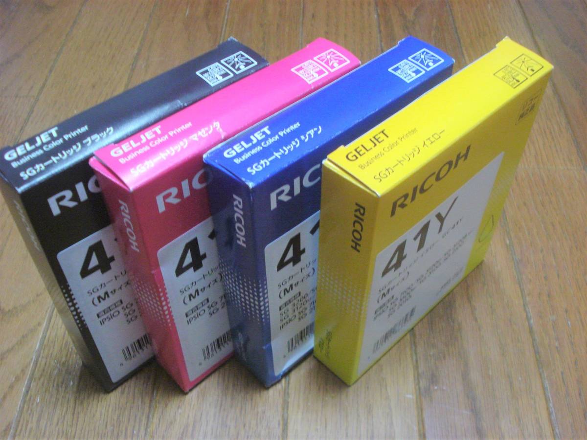 RICOH 純正 GC 41 インクカートリッジ 4色 8本セット 期限切れ Amazon