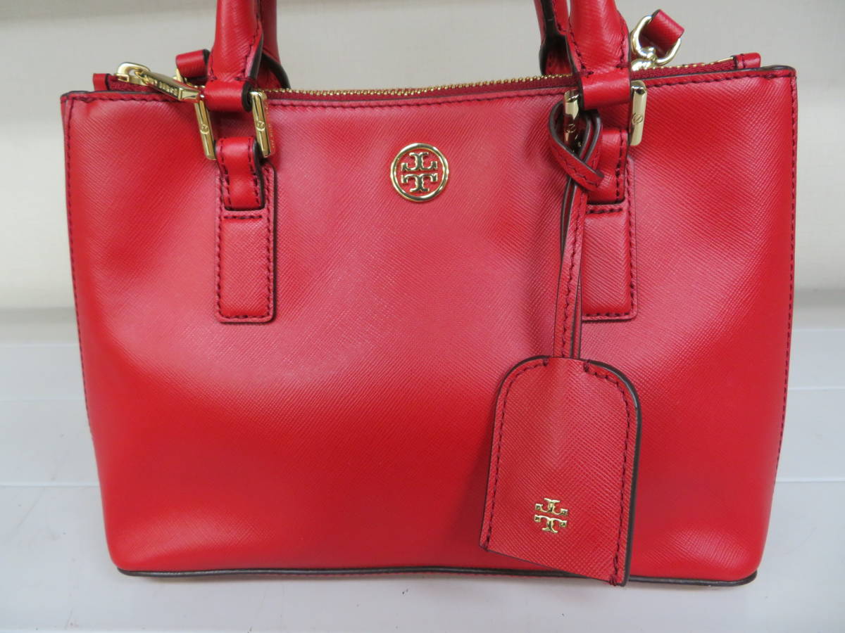 トリーバーチ BURCH TORY ロゴ □美品□ ゴールド金具送料無料 1469 