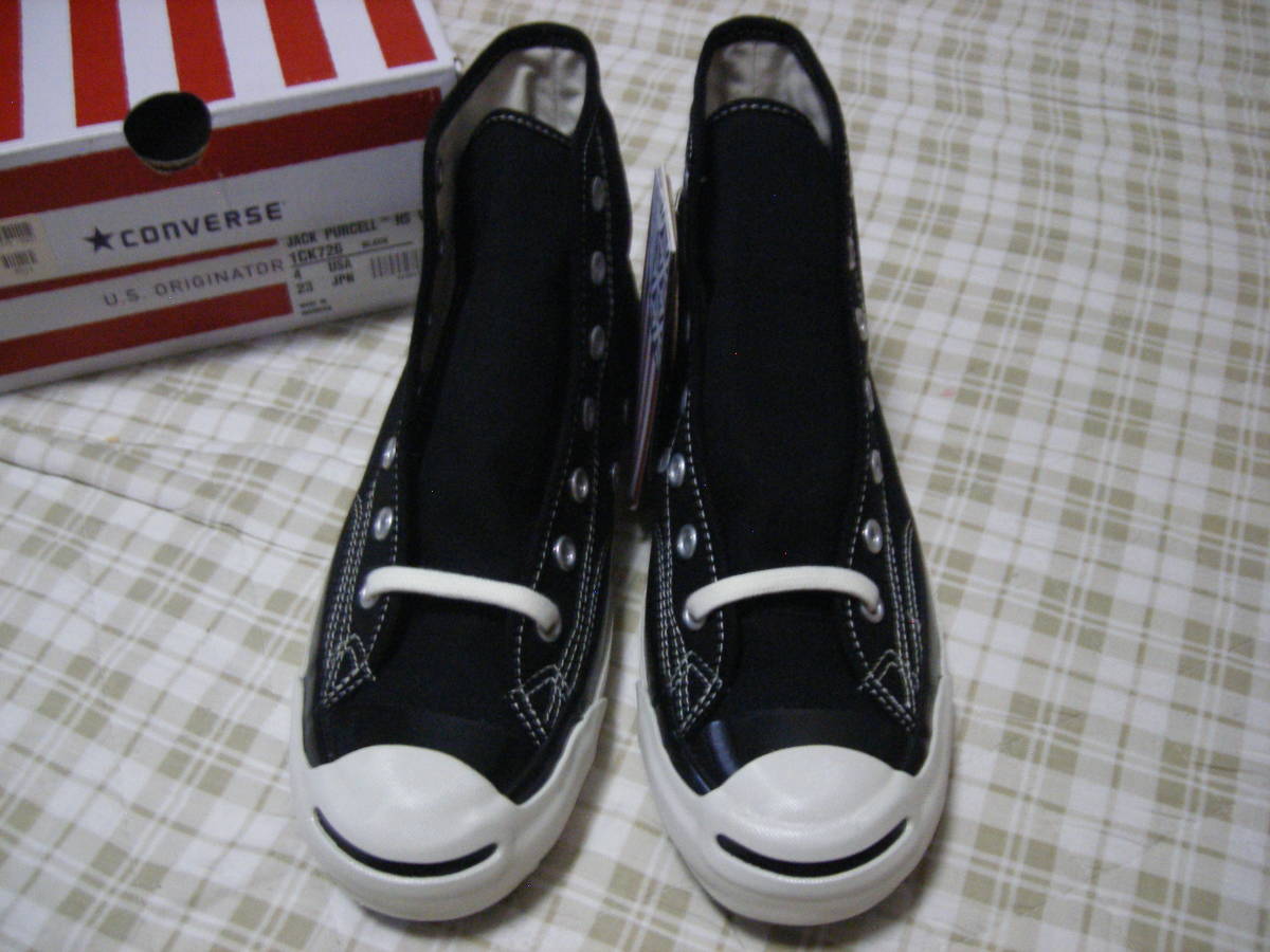 新品！限定！70s 復刻 コンバース　ジャックパーセル　ハイカット　黒キャンバス　23センチ　ブラック　ラスト1足 ジャックパーセル コンバース新作スニーカー「ジャックパーセル カラーズ」レトロな ジャックパーセル×オールスター！コンバースの最新コラボ。厚底ソール コンバース「ジャックパーセル」がレーベル化、快適な履き心地の70年代 新品