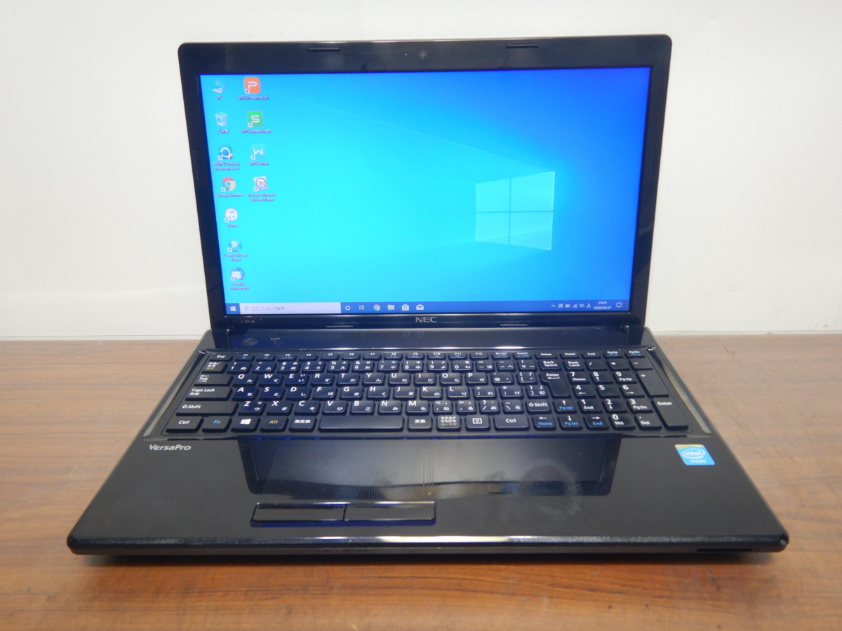 カメラ内蔵中古 15型 ノートPC Windows10 WPS OfficeSSD128GBメモリ4GB
