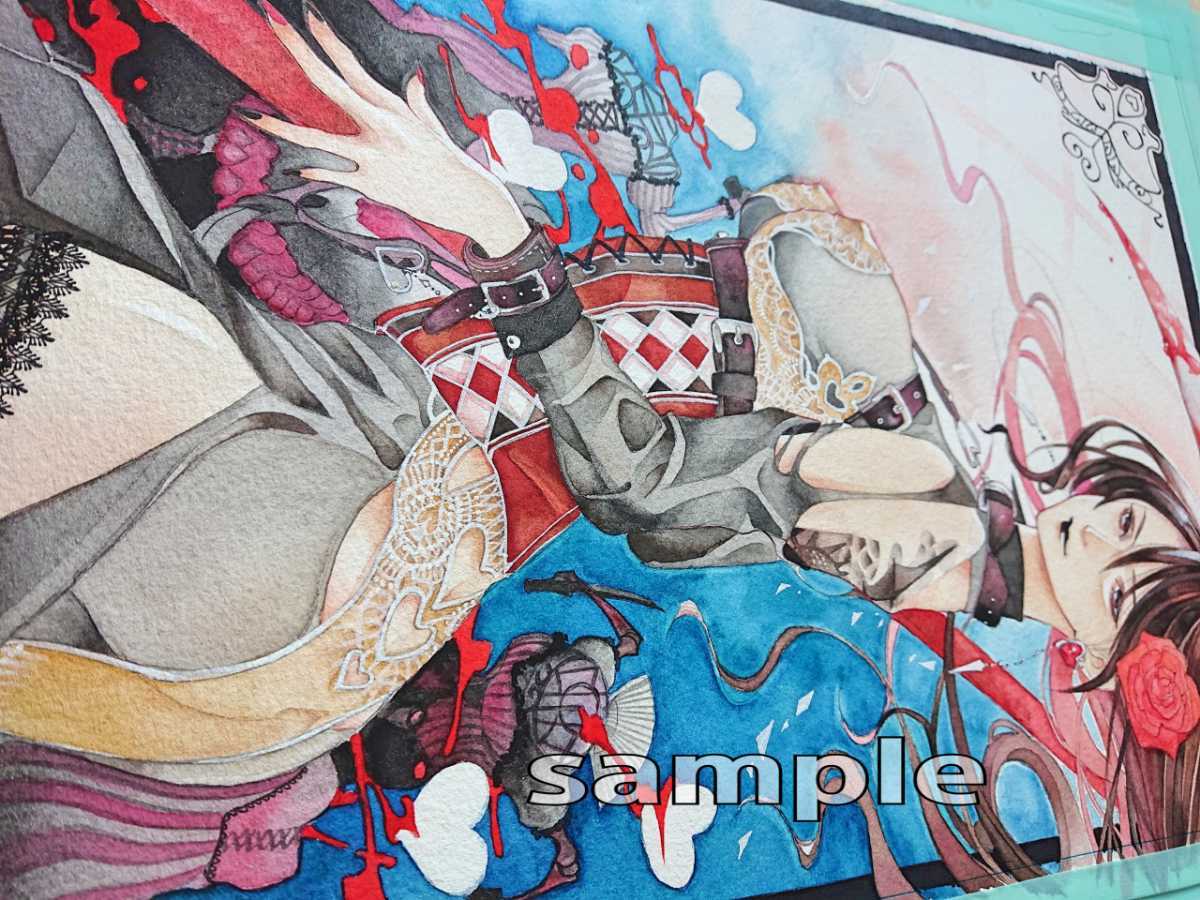 手描きイラスト オリジナル ハートの女王 強い 女性 血 サイズ 唯 手描きイラスト 売買されたオークション情報 Yahooの商品情報をアーカイブ公開 オークファン Aucfan Com