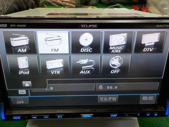 AVN778HD HDDナビ イクリプス 地図2008年 CD DVD再生OK ZT-6185] 本体