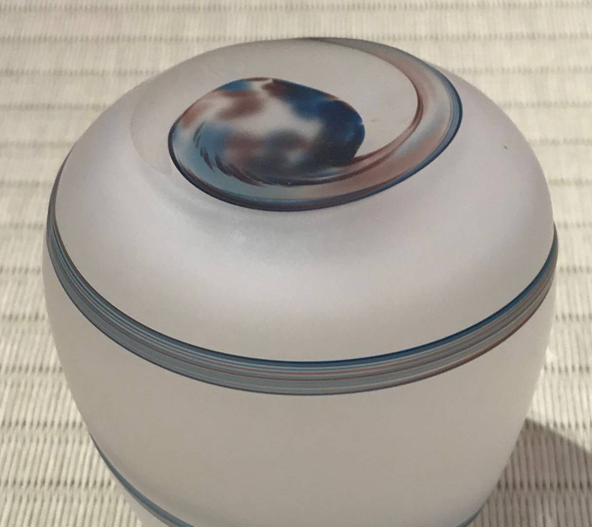 茶道具市場】 硝子尻張茶入 平井依 作 【公式通販】
