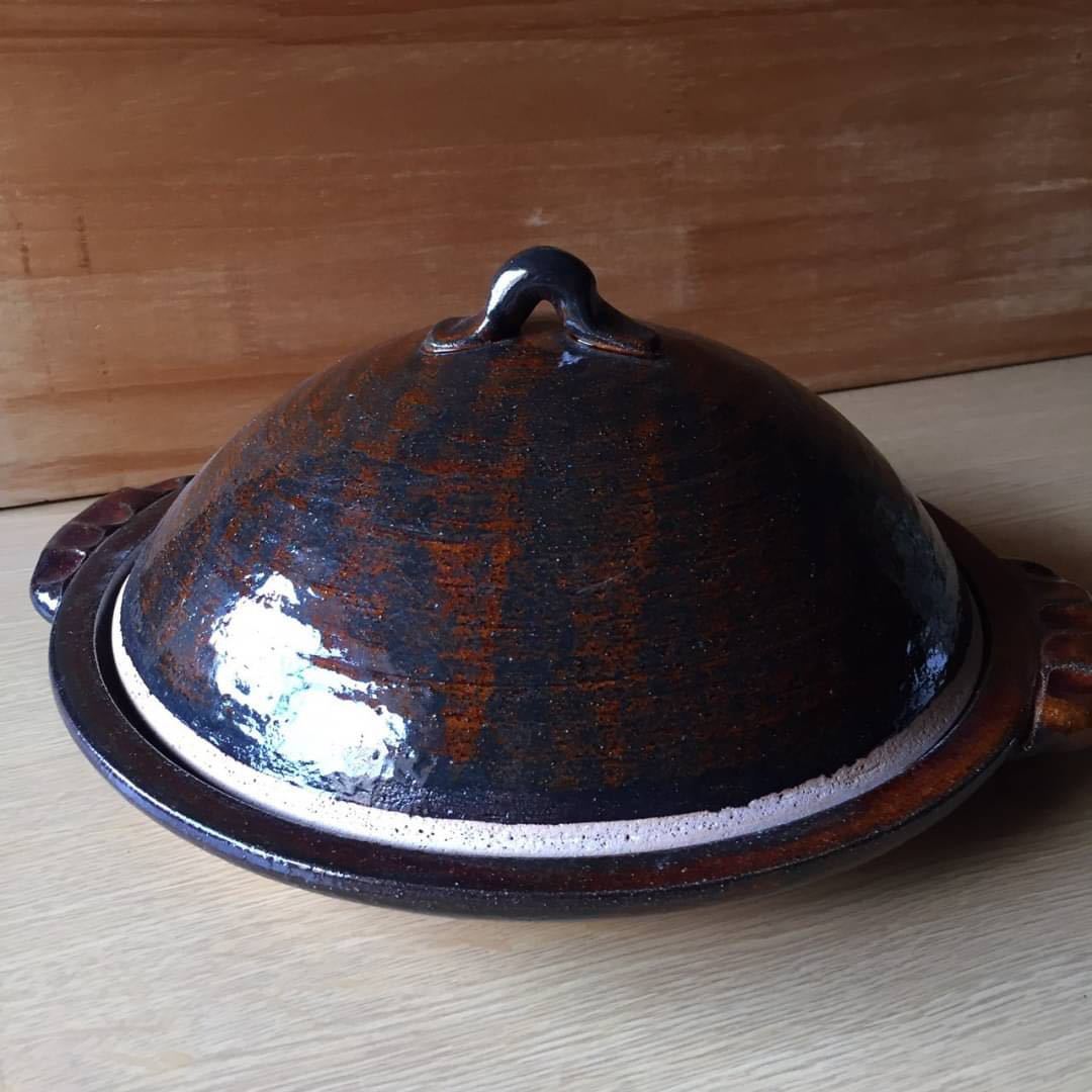 未使用 信楽焼 陶板焼き 鍋 食器_3