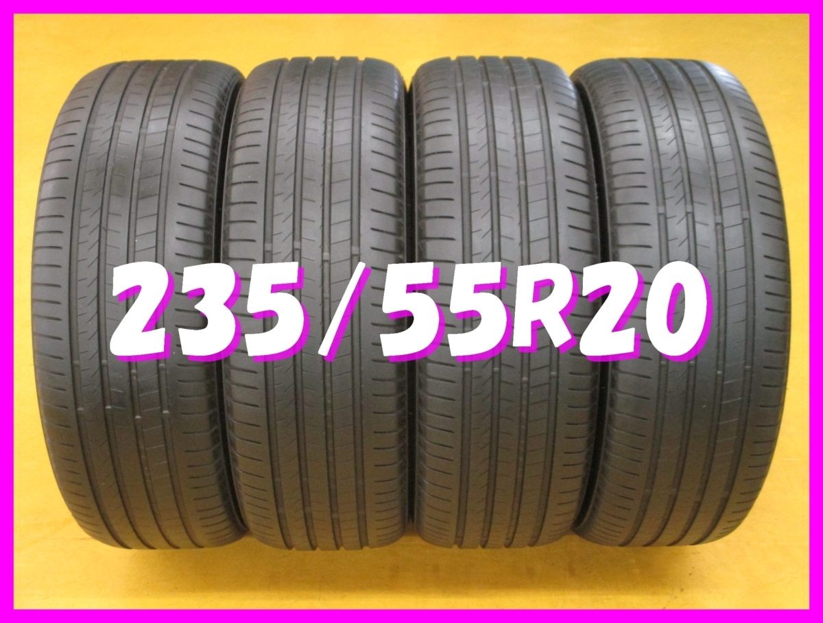 ◇送料無料 C2◇ 7分山 235/55R20 102V ブリヂストン ALENZA 001 夏4
