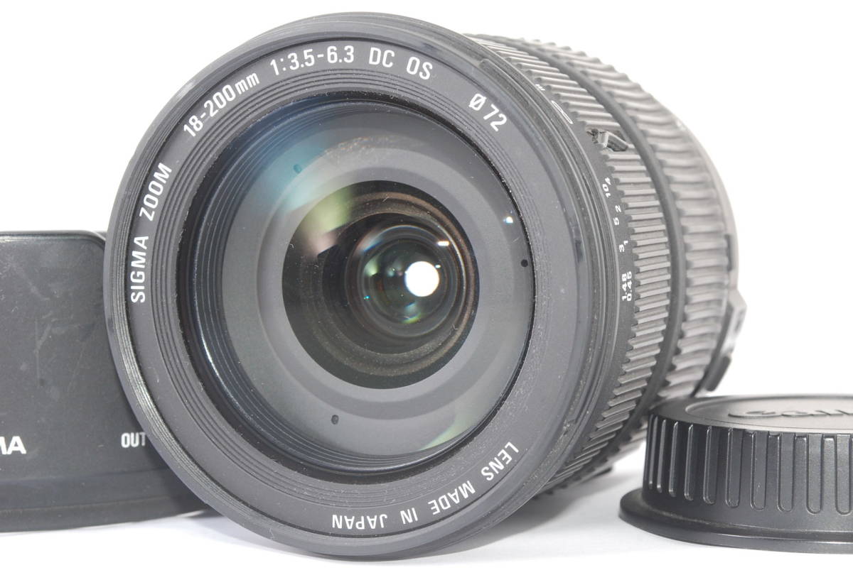 ☆光学極上品☆シグマ SIGMA 18-200mm F3.5-6.3 DC OS キヤノン CANON