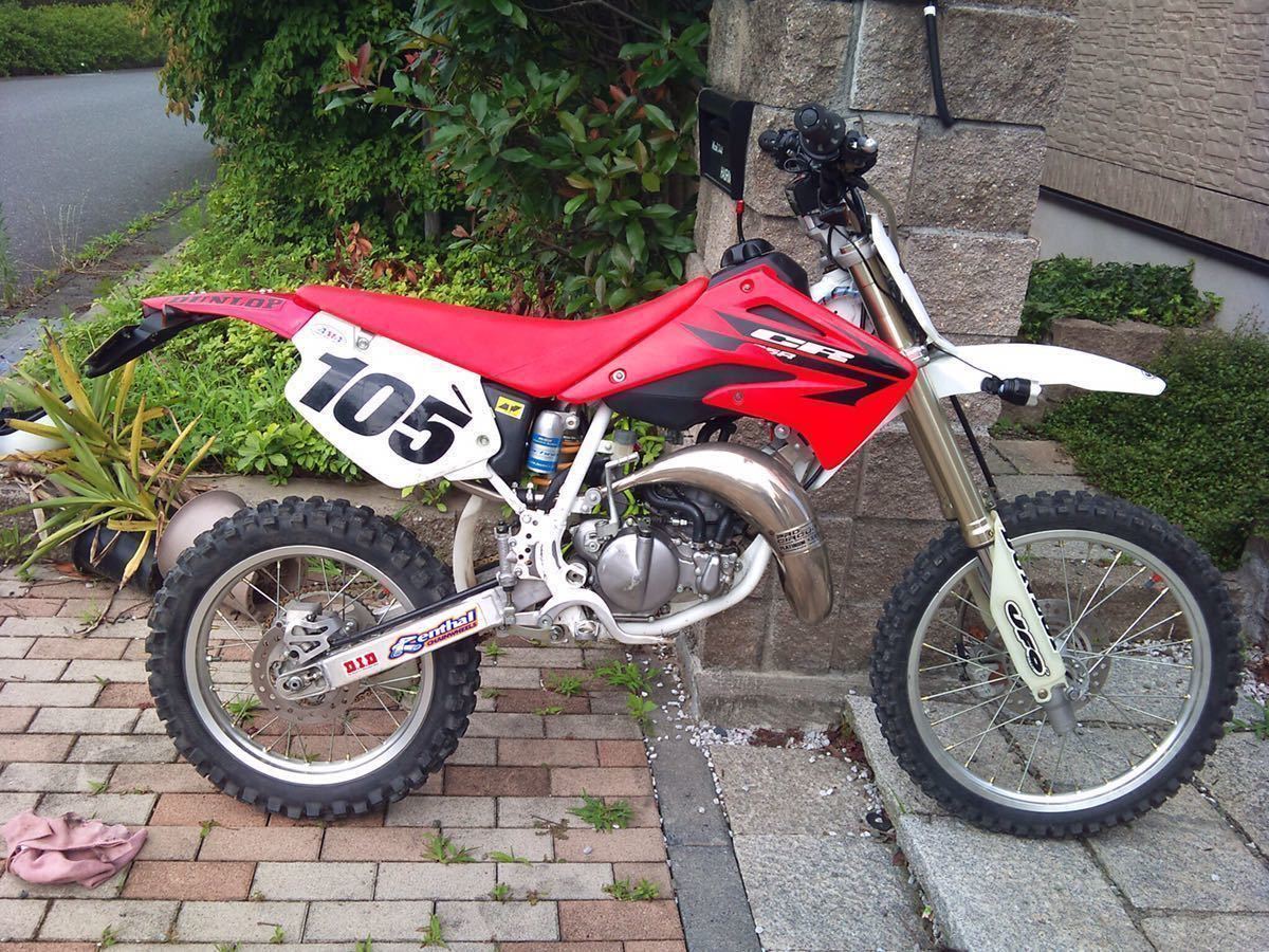 CR80 モトクロス 公道仕様？ ガレージ保管 部品取り 検CR85 CRM50 