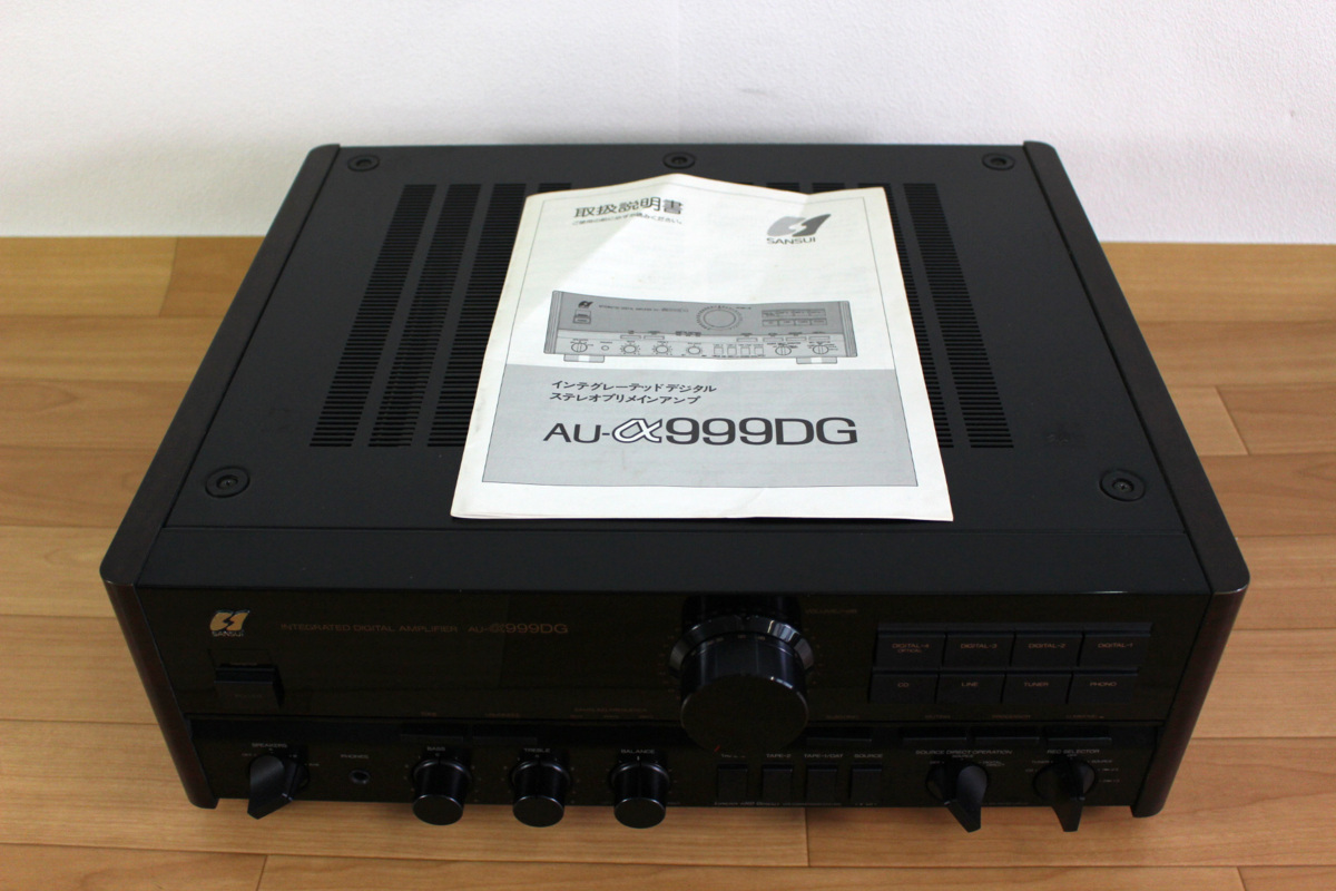 △現状品△ サンスイ AU-α999DG プリメインアンプ 電源○ 音出× 傷み