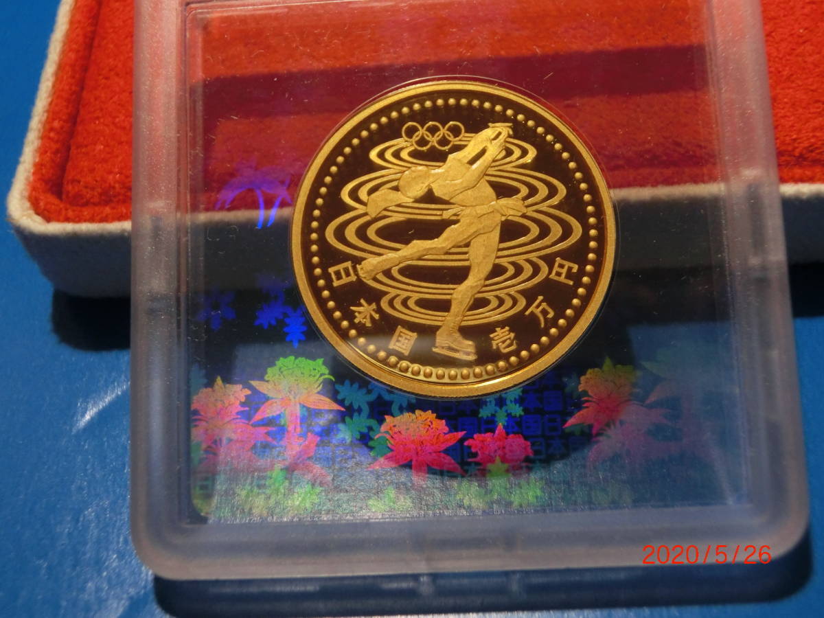 ◆美品！長野オリンピック冬季大会　第２次　一万円金貨単独プルーフ貨幣◆_1